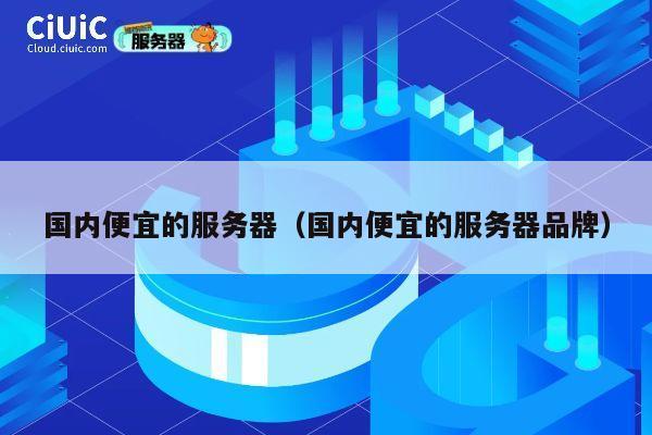 国内便宜的服务器（国内便宜的服务器品牌）